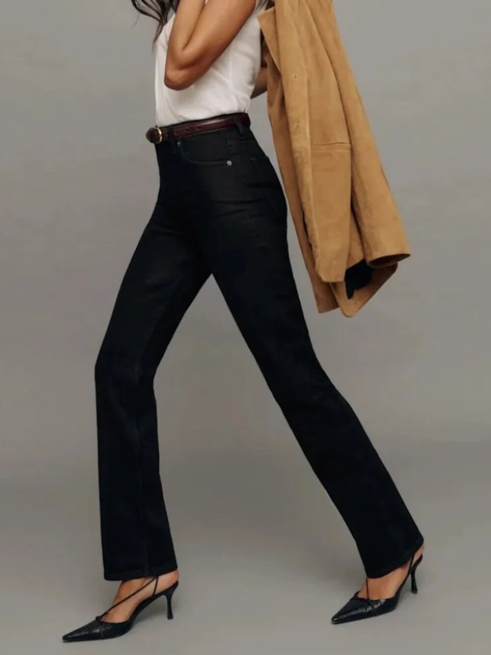 Reformation - Jax Stretch High Rise Straight Jeans (size 23)